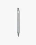 The HMM Ballpoint Pen (Raw), featuring a sleek aluminum body with a hexagonal barrel and a click-top mechanism, is displayed vertically against a plain white background.
