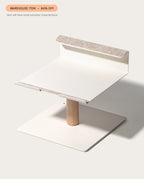 Warehouse Item - Gather Laptop Stand (White/Maple) Gather Ugmonk
