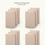 Analog Annual Refill (12 Packs Today Cards + Weekly Cards) Analog Ugmonk