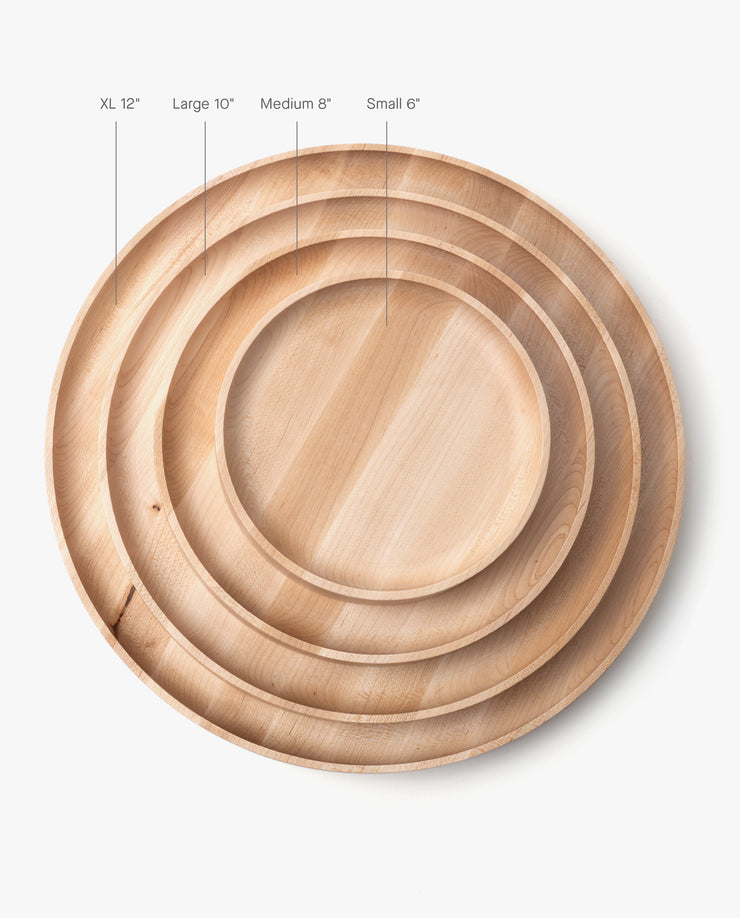 Round Valet Tray (Maple - XL) Wood Ugmonk