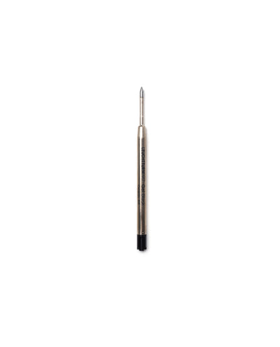 A Black Gel Pen Refill (The Ugmonk Pen) with a black tip is centered on a white background. Black text appears along the body of the refill.