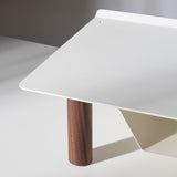 Warehouse Item - Gather Small Monitor Stand (White/Walnut) Warehouse Ugmonk