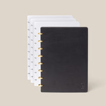 Discbound Heirloom Journal Bundle (Black Leather - Standard 6