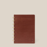 Discbound Heirloom Journal (Brown Leather - Standard 6" x 8.5") Journal Ugmonk