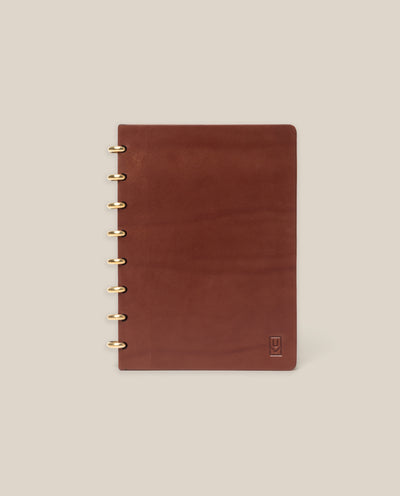 Discbound Heirloom Journal (Brown Leather - Standard 6" x 8.5") Journal Ugmonk