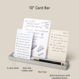 Analog Card Bar (Small 10" - Silver) Analog Ugmonk