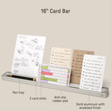 Analog Card Bar (Large 16" – Silver) Analog Ugmonk