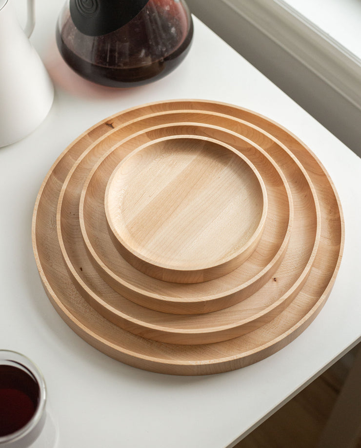 Round Valet Tray (Maple - XL) Wood Ugmonk