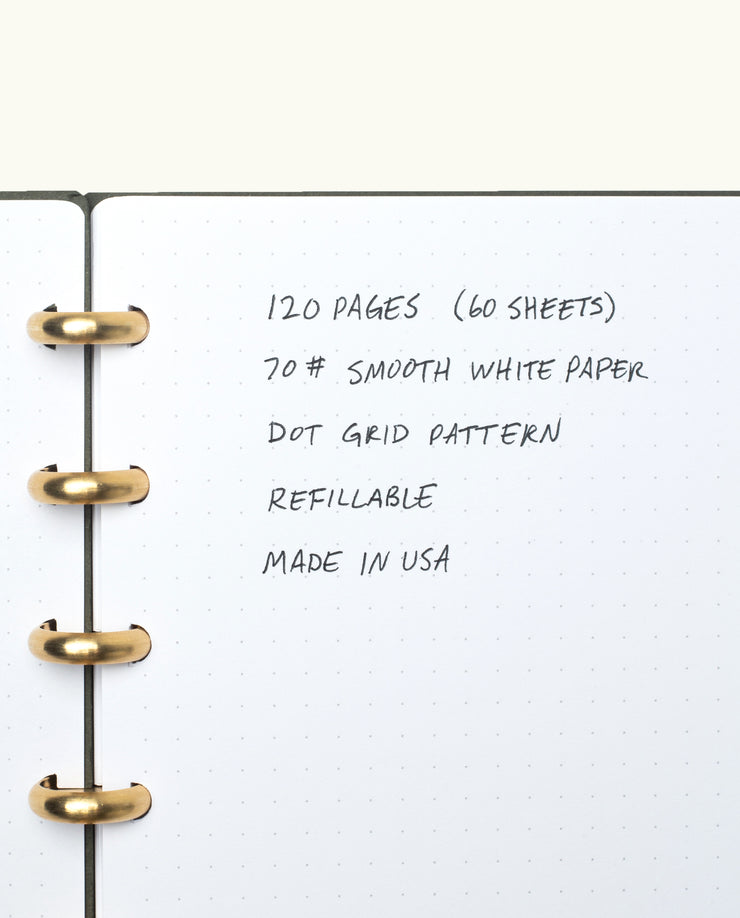 Discbound Journal (Large 8.5" x 11") Journal Ugmonk