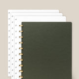 Discbound Journal Bundle (8.5" x 11" Journal + 3 Refills) Journal Ugmonk