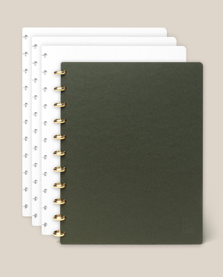 Discbound Journal Bundle (8.5" x 11" Journal + 3 Refills) Journal Ugmonk