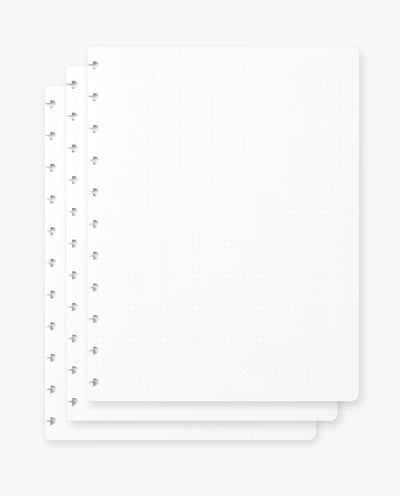 Discbound Journal Refill (Large 8.5" x 11" - 3 Pack) Journal Ugmonk