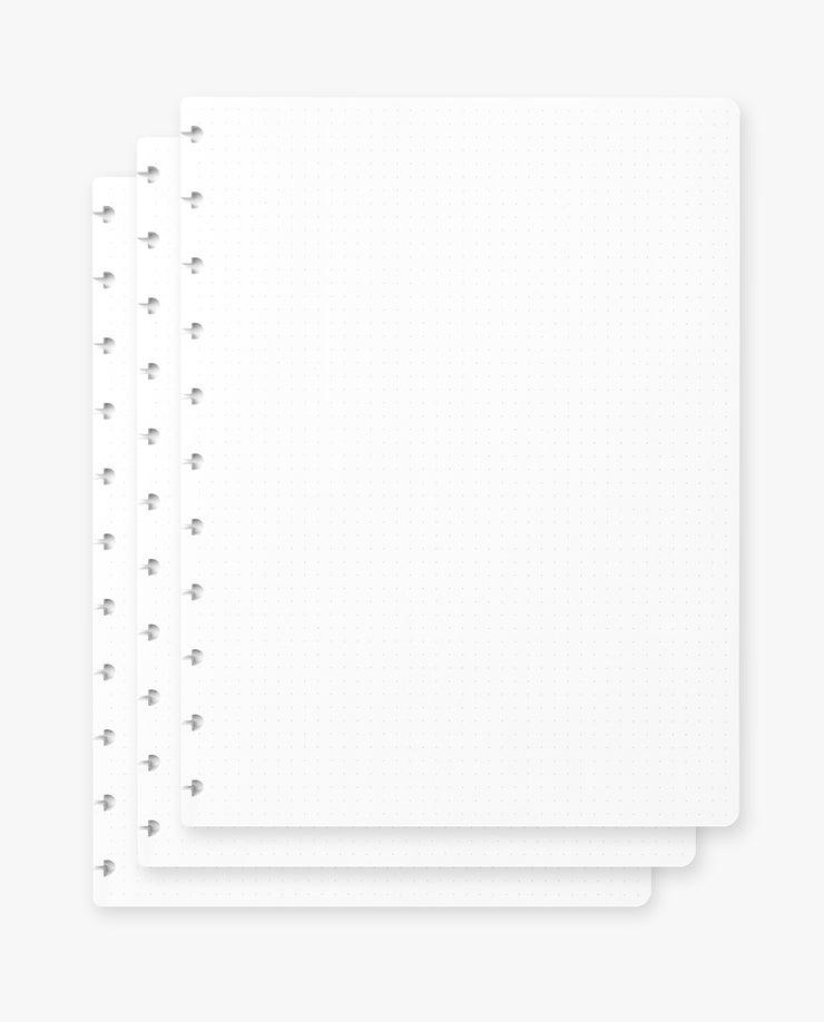 Discbound Journal Refill (Large 8.5" x 11" - 3 Pack) Journal Ugmonk