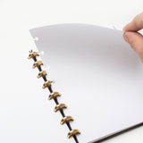 Warehouse Item - Discbound Heirloom Journal (Black/Brass) Warehouse Ugmonk