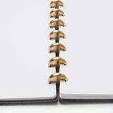 Warehouse Item - Discbound Heirloom Journal (Black/Brass) Warehouse Ugmonk