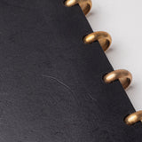 Warehouse Item - Discbound Heirloom Journal (Black/Brass) Warehouse Ugmonk