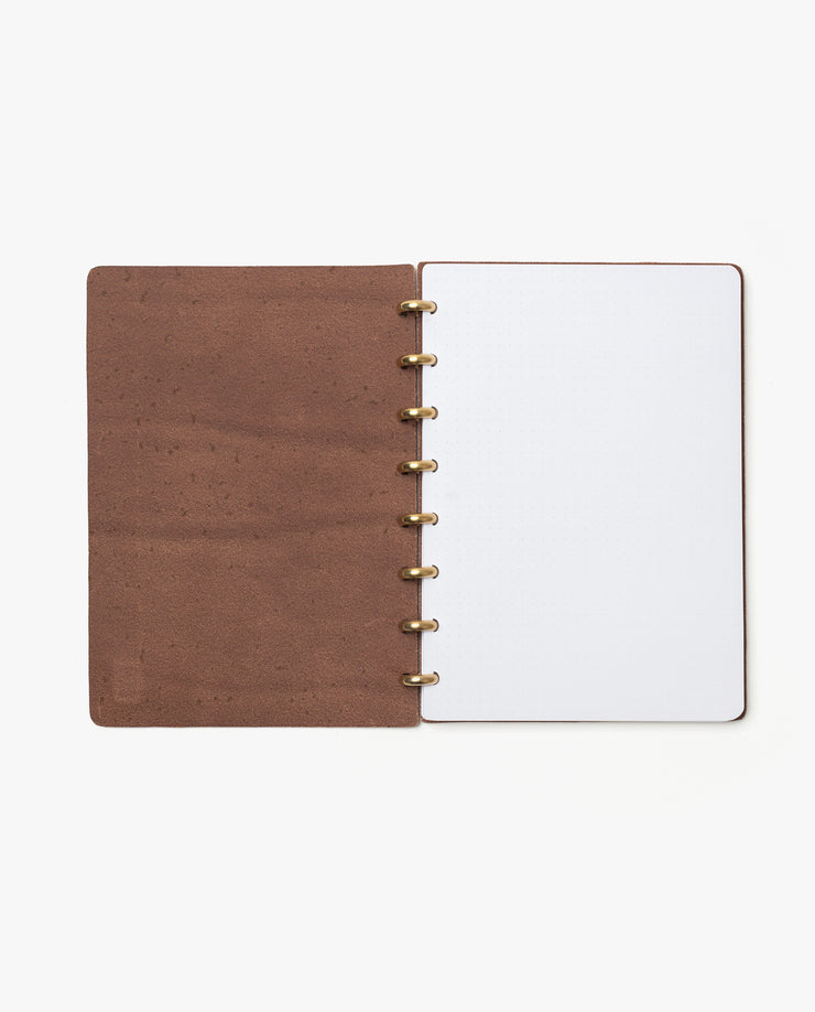 Warehouse Item - Discbound Heirloom Journal (Brown/Brass) Warehouse Ugmonk