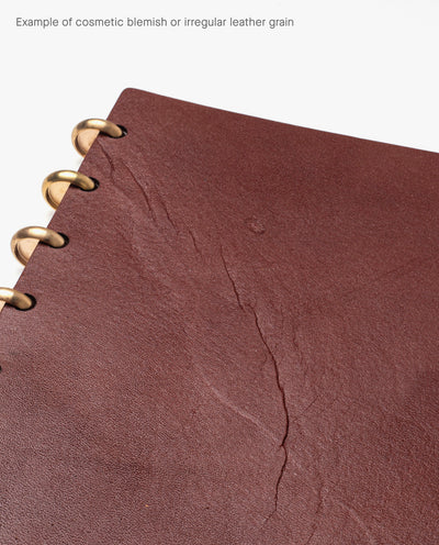 Warehouse Item - Discbound Heirloom Journal (Brown/Brass) Warehouse Ugmonk