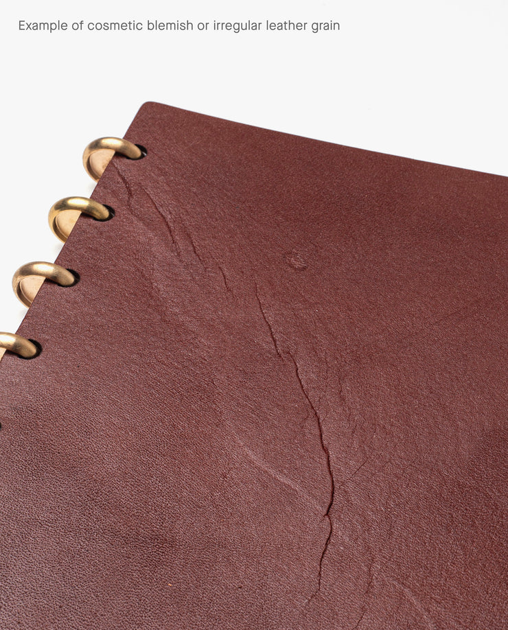 Warehouse Item - Discbound Heirloom Journal (Brown/Brass) Warehouse Ugmonk