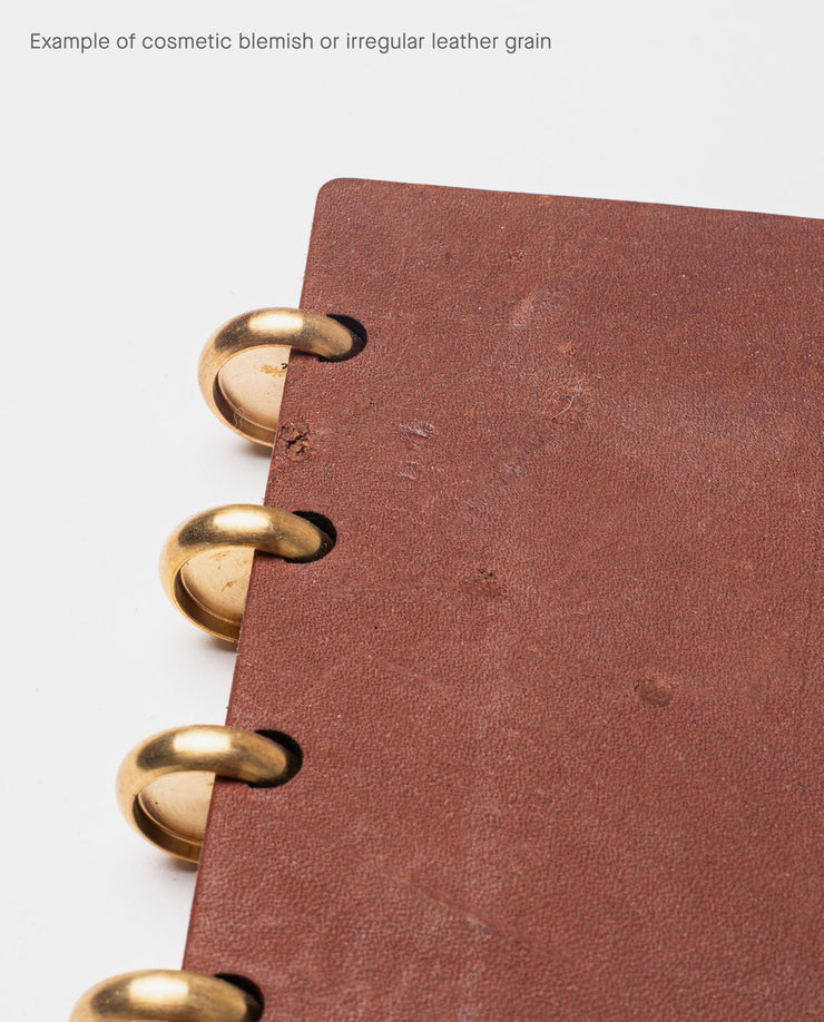 Warehouse Item - Discbound Heirloom Journal (Brown/Brass) Warehouse Ugmonk