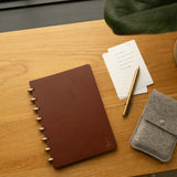 Discbound Heirloom Journal (Brown Leather - Standard 6" x 8.5") Journal Ugmonk