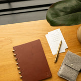 Discbound Heirloom Journal Bundle (Brown Leather 6" x 8.5" + 3 Refills) Journal Ugmonk