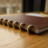 Discbound Heirloom Journal Bundle (Brown Leather 6" x 8.5" + 3 Refills) Journal Ugmonk
