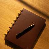 Discbound Heirloom Journal (Brown Leather - Standard 6" x 8.5") Journal Ugmonk