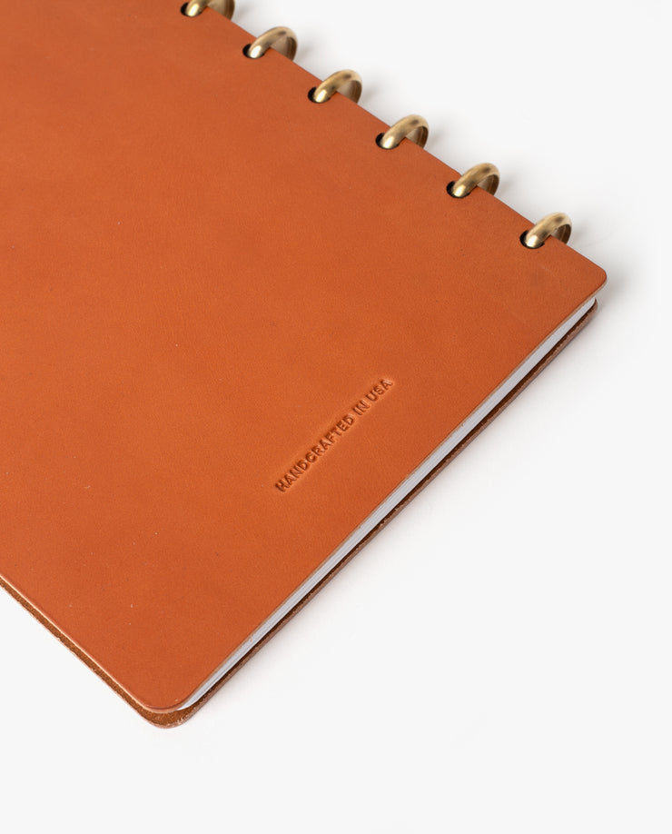 Warehouse Item - Discbound Heirloom Journal (Tan/Brass) Warehouse Ugmonk