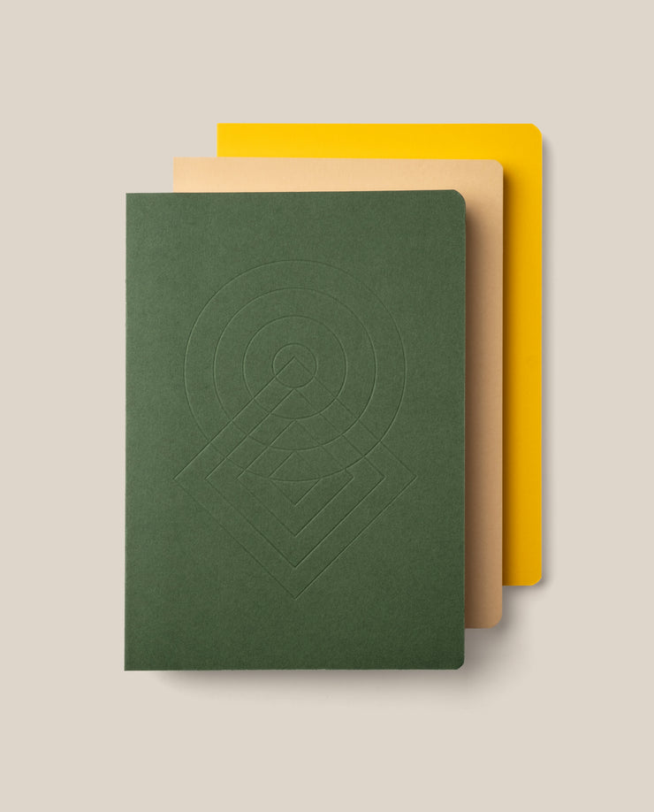 Layflat Notebook Bundle (Set of 3) Notebook Ugmonk