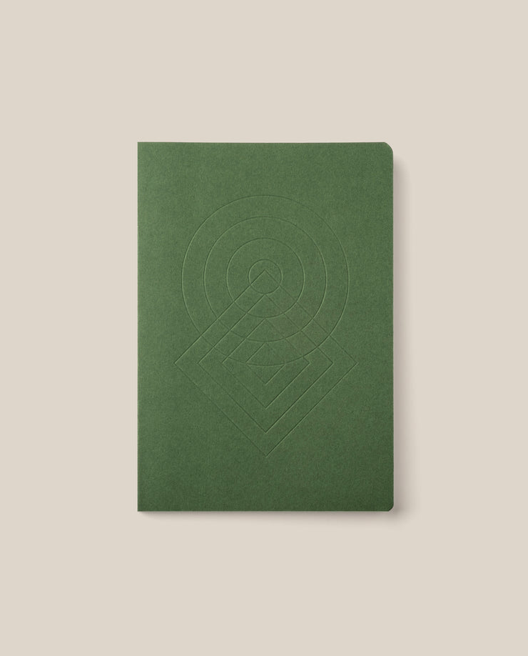 Layflat Notebook (Green) Notebook Ugmonk