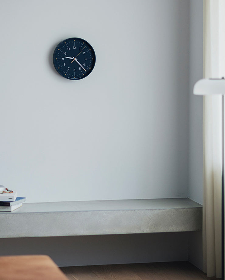 Lemnos Essent Wall Clock (Navy) Lemnos Ugmonk