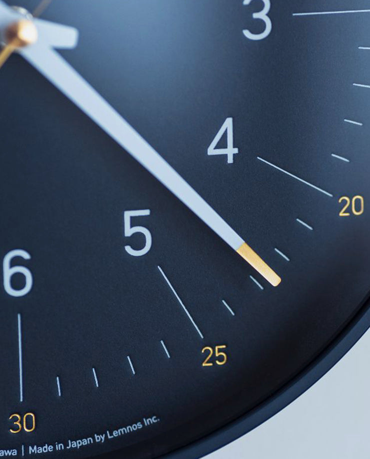 Lemnos Essent Wall Clock (Navy) Lemnos Ugmonk