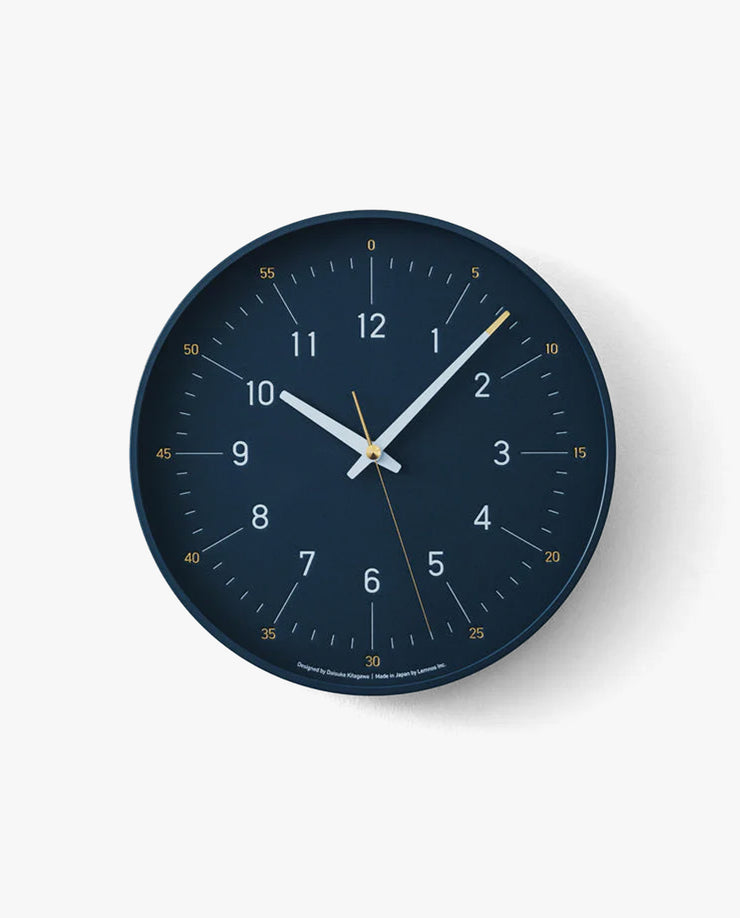 Lemnos Essent Wall Clock (Navy) Lemnos Ugmonk