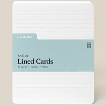 Analog Lined Cards - Large