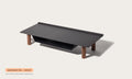 Warehouse Item - Gather Small Monitor Stand (Black/Walnut) Warehouse Ugmonk
