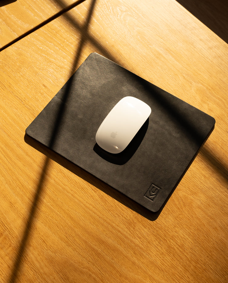 Ugmonk Leather Mousepad (Black) Mousepad Ugmonk