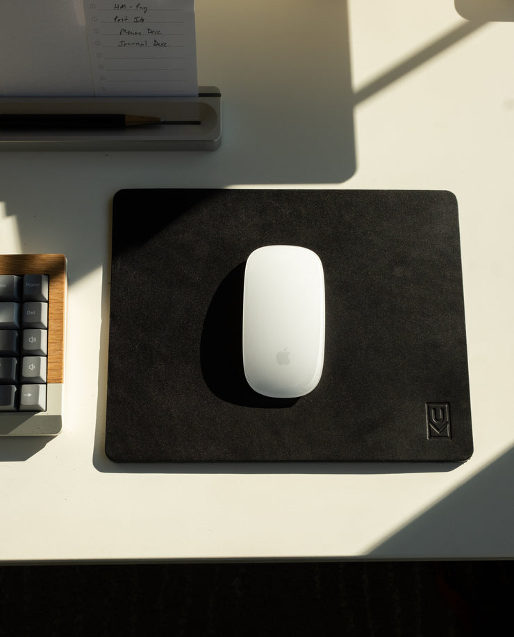 Ugmonk Leather Mousepad (Black) Mousepad Ugmonk