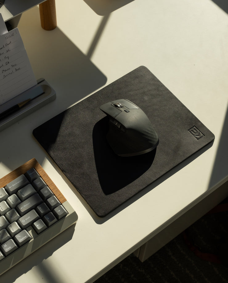 Ugmonk Leather Mousepad (Black) Mousepad Ugmonk