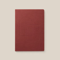 Layflat Notebook (Maroon)