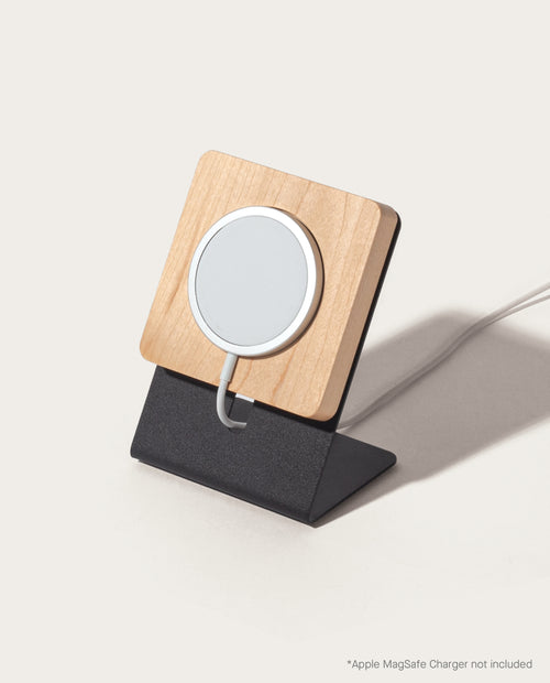 Gather MagSafe Phone Stand (1x1 - Black/Maple) Gather Ugmonk