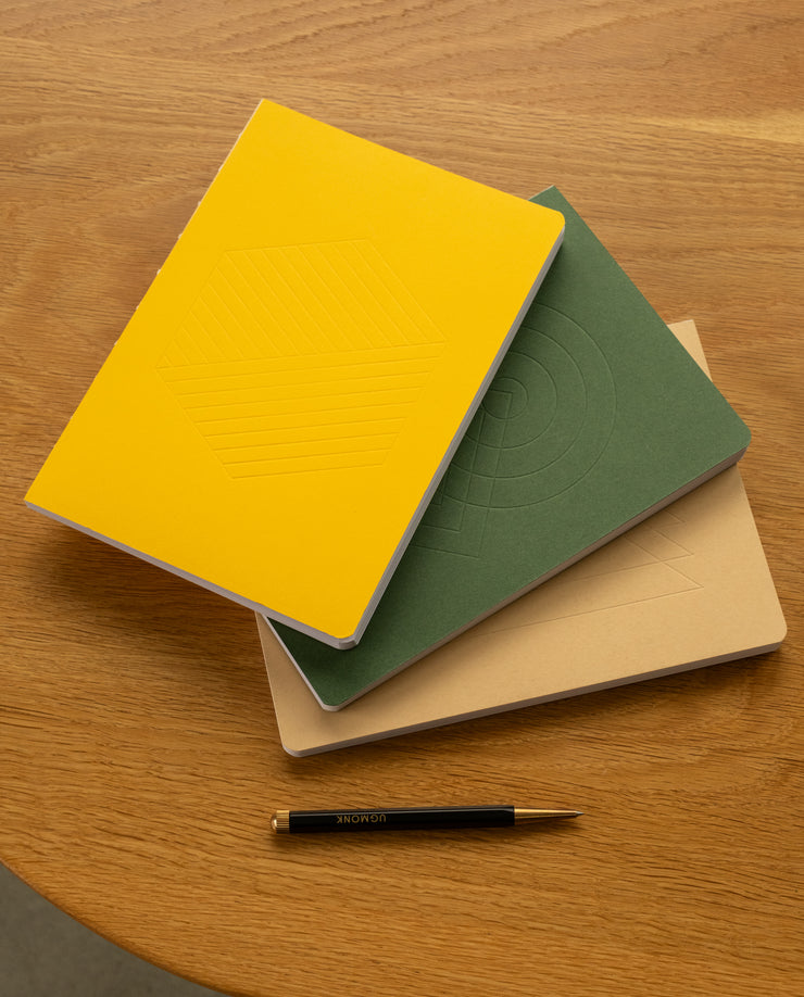 Layflat Notebook (Yellow) Notebook Ugmonk