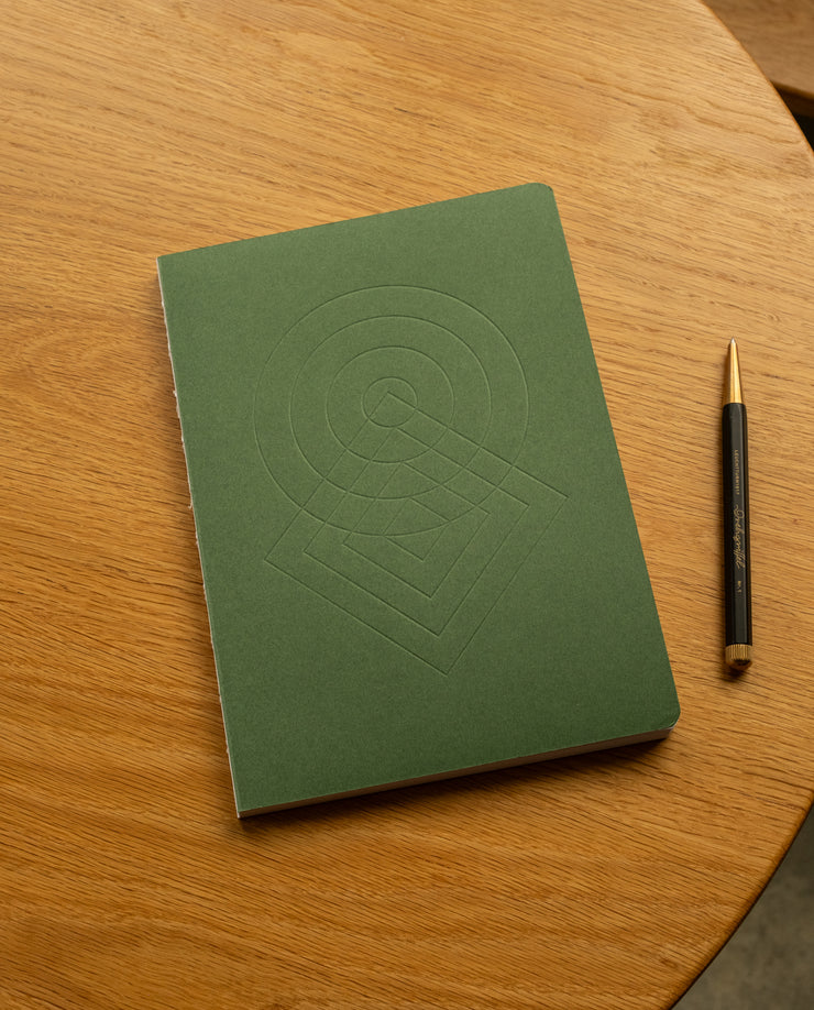 Layflat Notebook (Green) Notebook Ugmonk