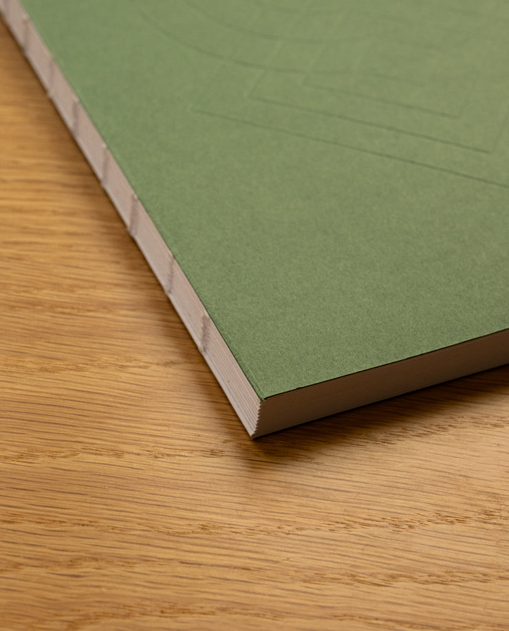 Layflat Notebook (Green) Notebook Ugmonk
