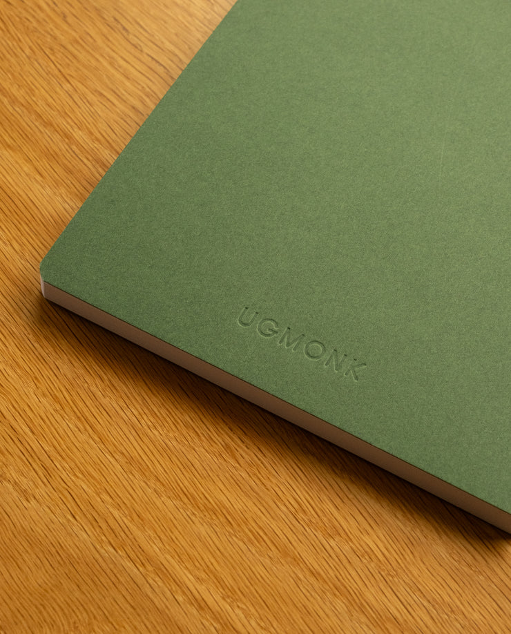 Layflat Notebook (Green) Notebook Ugmonk