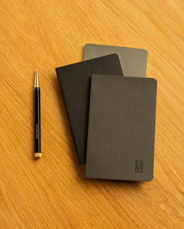 Pocket Notebook - Set of 3 Notebook Ugmonk