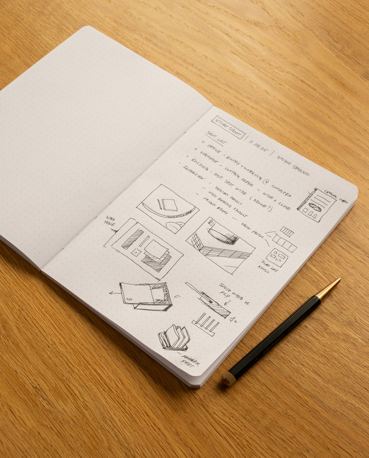 Layflat Notebook (Tan) Notebook Ugmonk