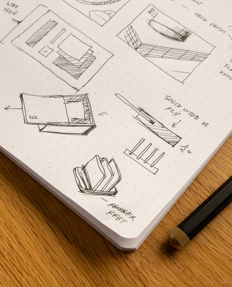 Layflat Notebook (Tan) Notebook Ugmonk