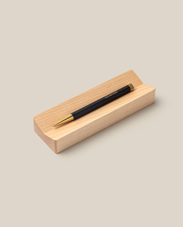 The Pen & Pen Tray Bundle (Black/Maple) Pen Ugmonk