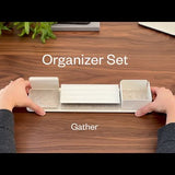Gather 1x4 Organizer Set (White) Gather Ugmonk
